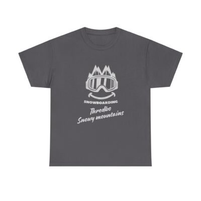 Snowy Mountains Snowboarding T-Shirt for Snowboarders and Skiers - Image 43
