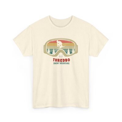Ski Mountain Tee with Snow Goggles - T-Shirt - Image 22