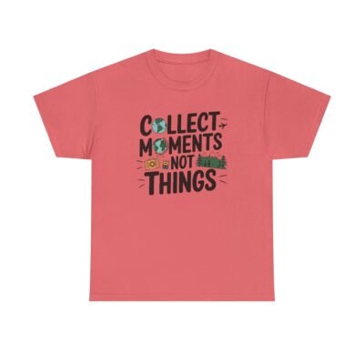 Collect Moments Not Things Unisex Heavy Cotton Tee - Image 13