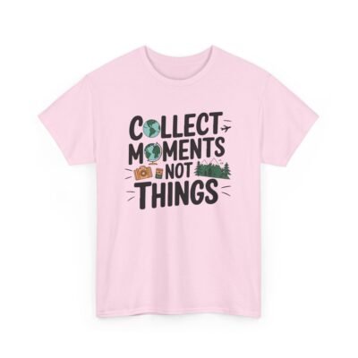 Collect Moments Not Things Unisex Heavy Cotton Tee - Image 54