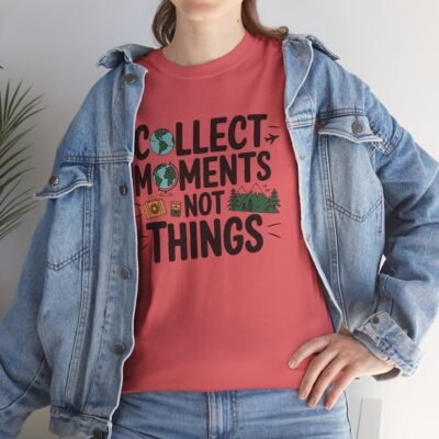 Collect Moments Not Things Unisex Heavy Cotton Tee - Image 19