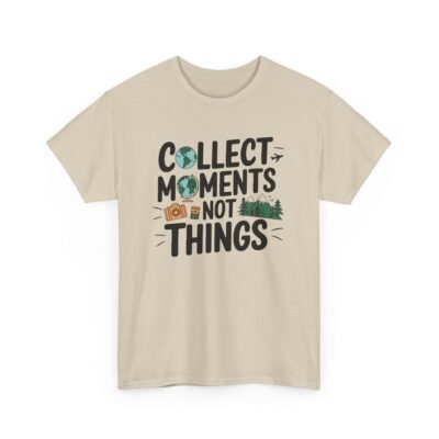 Collect Moments Not Things Unisex Heavy Cotton Tee - Image 22
