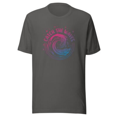 Catch The Waves - Summer Unisex T-Shirt - Image 4