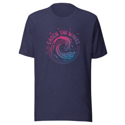 Catch The Waves - Summer Unisex T-Shirt - Image 3