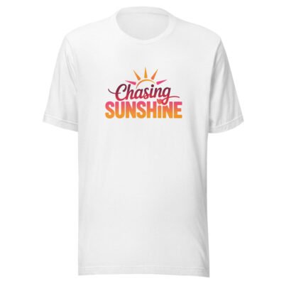Chasing Sunshine Summer Unisex T-Shirt - Image 3