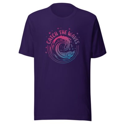 Catch The Waves - Summer Unisex T-Shirt - Image 2